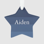 Blue Monochromatic オーナメント (正面)