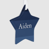 Blue Monochromatic オーナメント (正面)