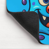 Blue Monster Mousepad マウスパッド (コーナー)