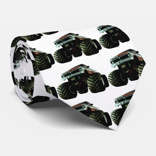 Blue Monster Truck ネクタイ (ロール)