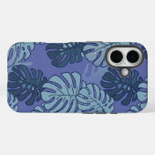 Blue Monsteras Case-Mate iPhoneケース (裏面 (横))