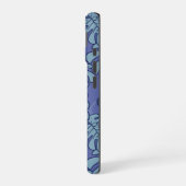 Blue Monsteras iPhone 16ケース (左側面)