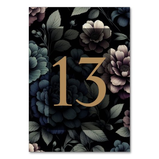 Blue Moodyフローラ表13 テーブルナンバー (正面)