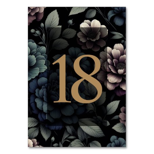 Blue Moodyフローラ表18 テーブルナンバー (正面)