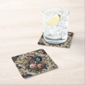 Blue Moon Grimoire – Gothic Victorian スクエアペーパーコースター (インサイチュ)