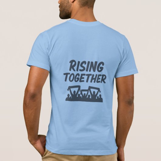 Blue Moon Rising Bella+Canvas Jersey Short Sleeve Tシャツ (裏面)