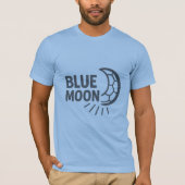 Blue Moon Rising Bella+Canvas Jersey Short Sleeve Tシャツ (正面)