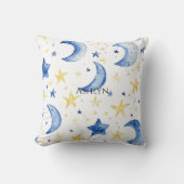 Blue Moons Gold Stars クッション (正面)