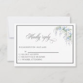 Blue Morning Glory RSVP card (正面)