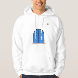 Blue Moroccan Door – Cozy Hoodie パーカ