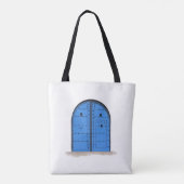 Blue Moroccan Door – Cultural Tote トートバッグ (裏面)