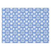 Blue Mosaic Italian baroque art テーブルクロス (正面(横))