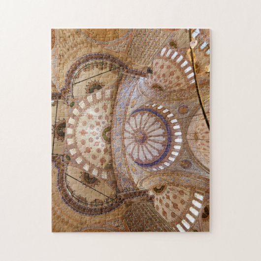 Blue Mosque Ceiling Detail ジグソーパズル (縦)