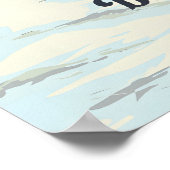 Blue Mountain Ski Resort Canada Travel Poster ポスター (角)