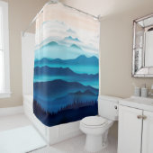 Blue Mountains シャワーカーテン (インサイチュ)