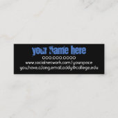 Blue Moves個人用カー連絡ド コーリングカード (正面)