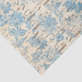 Blue Music Notesのデコペ華美ージ 薄葉紙 (詳細)