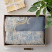 Blue Music Notesのデコペ華美ージ 薄葉紙 (ギフト)