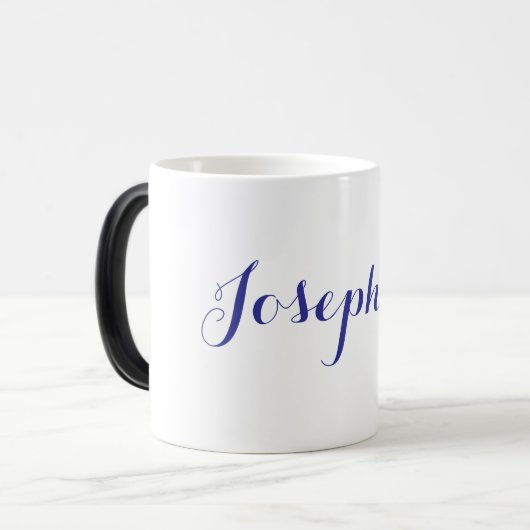 Blue Name Josephine Morphing Mug モーフィングマグカップ (正面左)