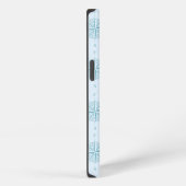 Blue Nautical Sailing Compass iPhoneケース (右側面)