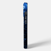 Blue Nebula Energy Fractal Art Case-Mate iPhoneケース (裏面 / 左)