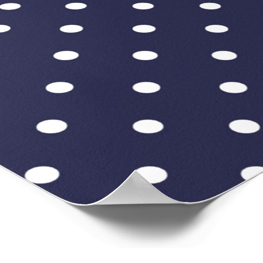 Blue Neon 4th of July Liberty Statue  ポスター (角)