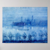 Blue Night, London | Joseph Pennell ポスター (正面)