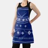 Blue Norwegian Knit, Apron エプロン (インサイチュ)