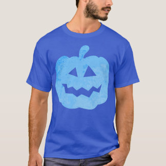 Blue Oランタン自閉症意識ハロウィーン Tシャツ