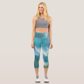 Blue Ocean 1 High Waisted Capris カプリレギンス (正面)