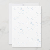 Blue Ocean Animals Baby Shower Thank You Card (裏面)