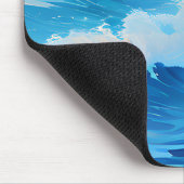 Blue Ocean at Sunset マウスパッド (コーナー)