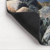   Blue Ocean Photo Lord is My Rock Bible Verse マウスパッド (コーナー)