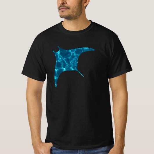Blue Ocean Stingray Tシャツ (正面)