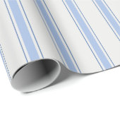 Blue & Off-White Stripes ラッピングペーパー (ロールコーナー)