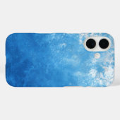 Blue Ombre Painted Case-Mate iPhoneケース (裏面 (横))