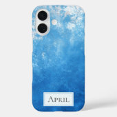 Blue Ombre Painted Case-Mate iPhoneケース (裏面)