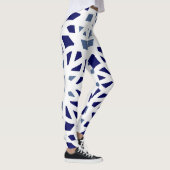 Blue on Blue Geometric レギンス (右)