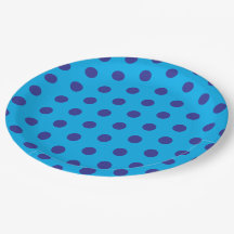 Blue on Blue Polka Dots 