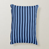 Blue on Blue Stripes アクセントクッション (裏面(縦))