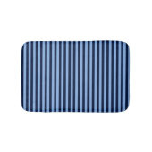 Blue on Blue Stripes バスマット (正面)