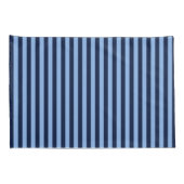 Blue on Blue Stripes 枕カバー (裏面-右)