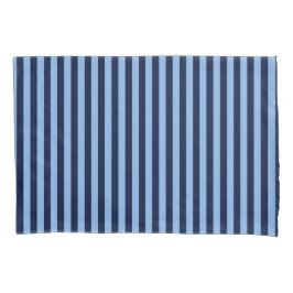 Blue on Blue Stripes 枕カバー