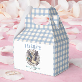 Blue One Lucky Duck 1st Birthday Party Cute Rubber フェイバーボックス