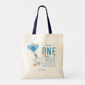Blue One Silly Goose 1st Birthday トートバッグ (裏面)