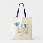 Blue One Silly Goose 1st Birthday トートバッグ (正面)