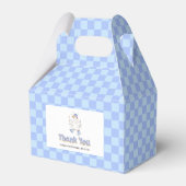 Blue One Silly Goose - Boy First Birthday フェイバーボックス (正面サイド)