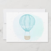 Blue Onederful 1st誕生日の写真 サンキューカード (裏面)