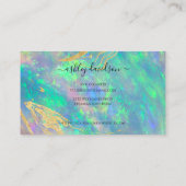 Blue Opalカスタマモダンーロイヤリティカード 名刺 (裏面)