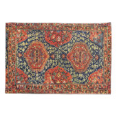 blue&orangeの東洋の敷物 枕カバー (裏面)